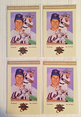 Tom Seaver 1998 Legends Postcard (4) NY Mets Chicago White Sox Reds F1