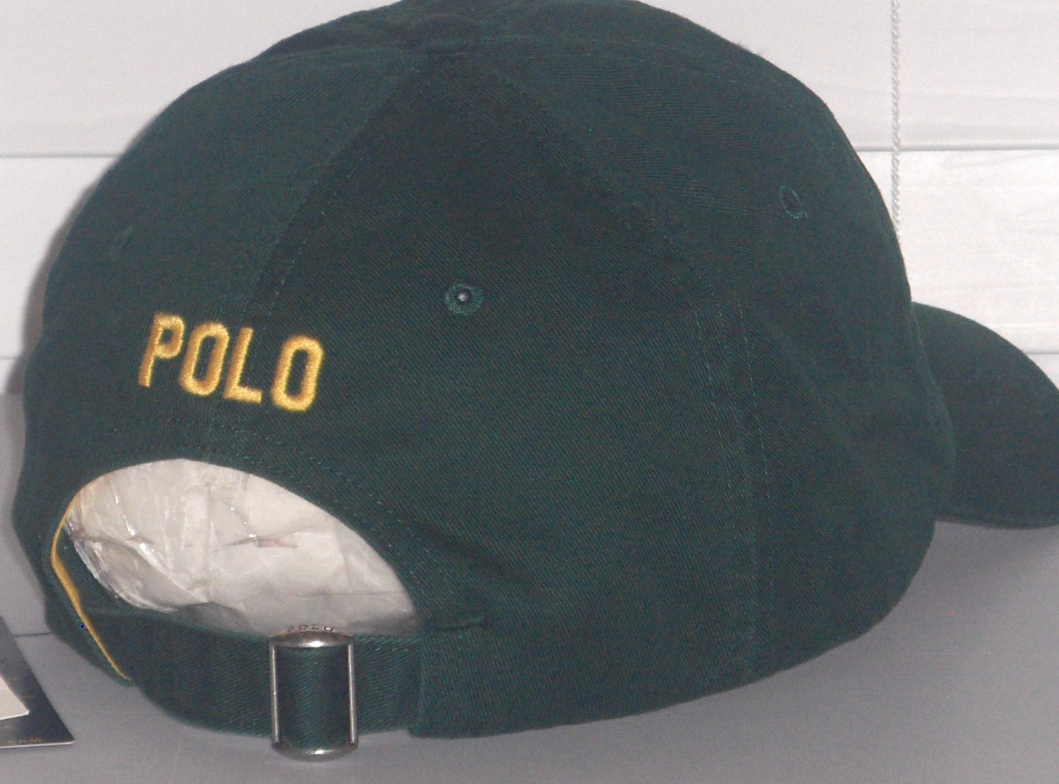 POLO RALPH LAUREN Cappello Berretto Baseball Uomo Cotone Chino Twill Pony VERDE FORESTA