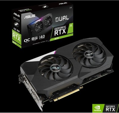 ASUS GeForce RTX 3070 DUAL OC 8GB Grafikkarte mit OVP