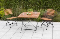 Mx GartenmöBel Schlossgarten Set 3Tlg. Esstischgruppe BalkonmöBel Biergarten