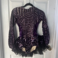 Tenth House Omega Dance Costume Style TH18109Size PA Petite Adult Eggplant Jazz