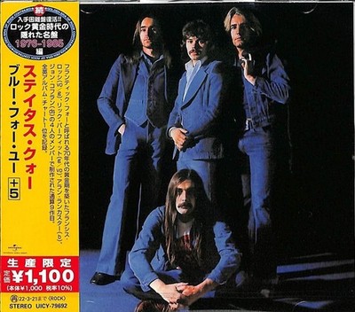 Status Quo CD ''Blue For You'' 5 Bonustracks Japan OBI NEU