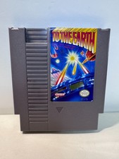 To the Earth (Nintendo NES, 1990) Authentic. Tested. With Sleeve.