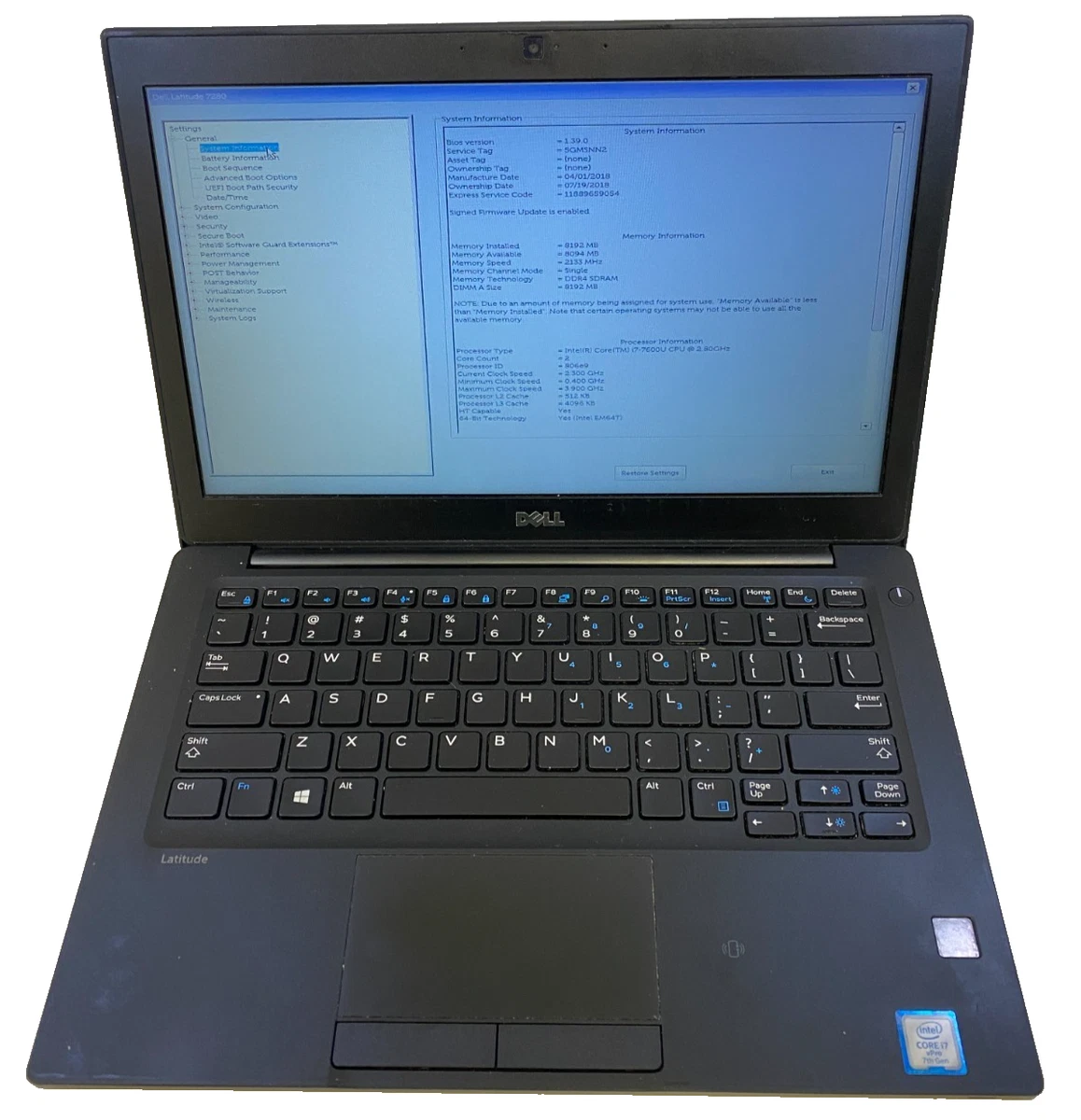 DELL Latitude7280 i5/4GB/SSD128GB 純正AC付 Amazon.com: DELL Latitude 7280 Intel Core 12.5 inch FHD i7-7600U