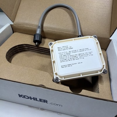 Kohler Bidet Toilet Emergency Flush Battery Box CR123-4S Module 12V 1300mAh