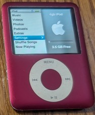 Apple iPod Nano 3rd Generation 4GB NEW BATTERY,  Holds 1000 Songs 