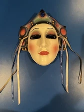 Clay Art Ceramic Face Wall Mask Made In USA