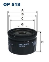 Filtron ÖLfilter OP 518 FüR Renault Maserati Alpine