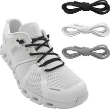  Free Duty Tax 3 Pairs Elastic Shoe Laces Replacement Laces for on Cloud,St