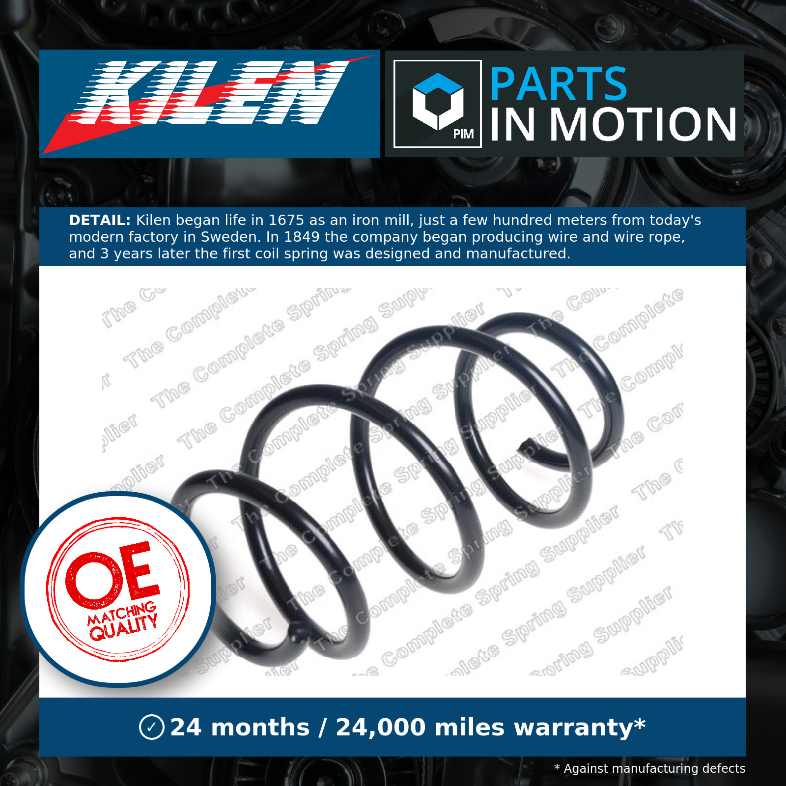 Kilen 17824 Front Coil Spring Fits Bmw MINI Countryman X2 31336872337 - Image 3