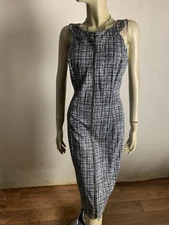 GEORGE GROSS Stretch Cotton Dress sz 10 - BUY Any 5 Items = Free Post