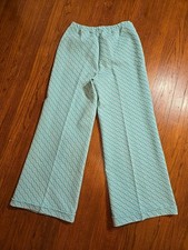 1970s Psychedelic Polyester Pants Women's 26 x 32