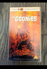 The Goonies VHS Warner Bros PAL PG Family Entertainment 1985 Richard Donner