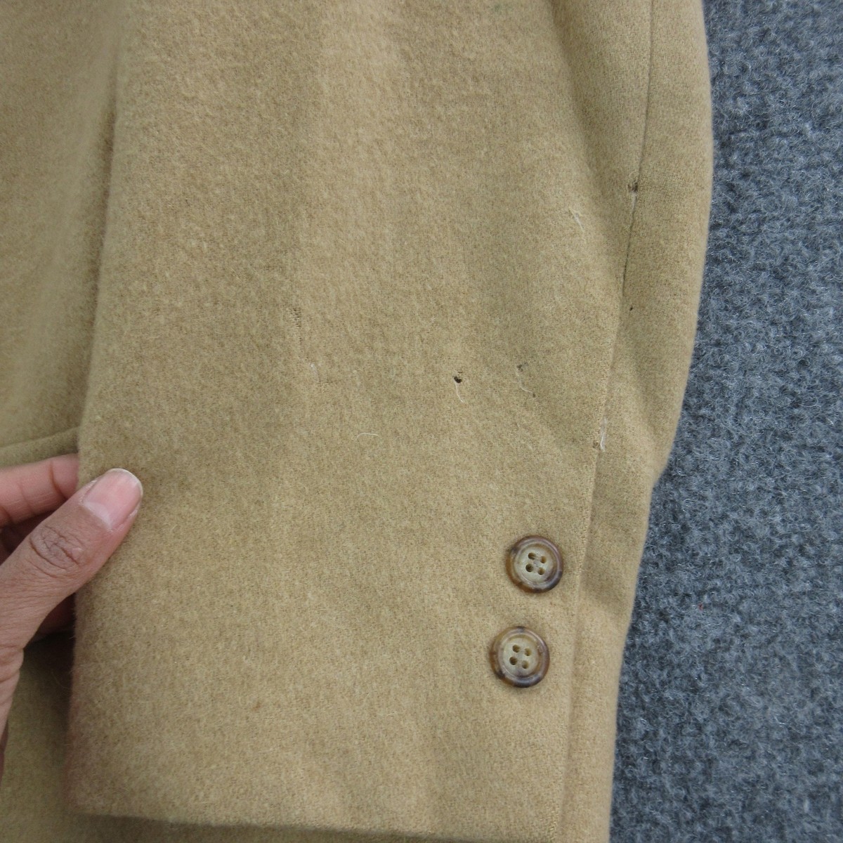 Brooks Brothers Sport Coat Mens 40 Beige 100% Camel Hair Made USA