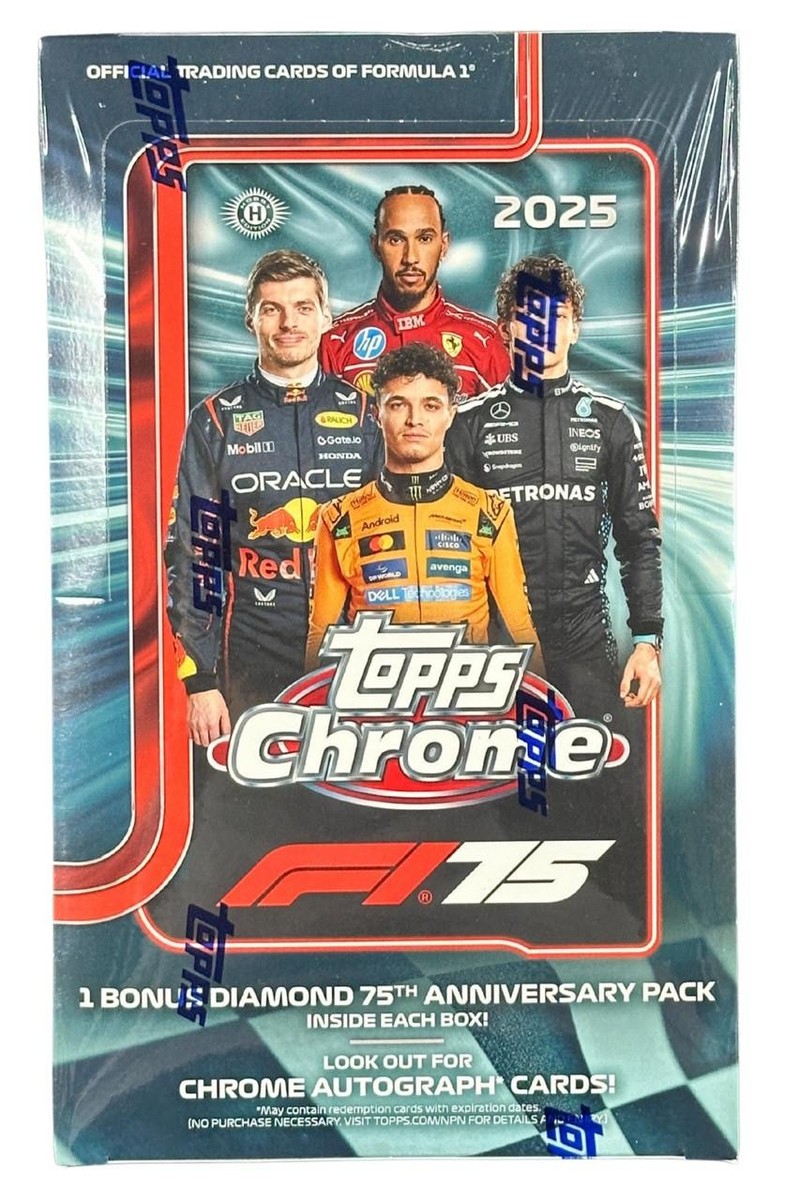 2025 Topps Chrome Formula 1 Racing Hobby Box | eBay