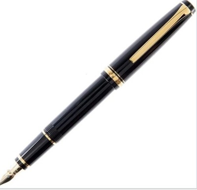 PILOT Namiki Falcon Collection Fountain Pen, Black Barrel with Gold Accents,...