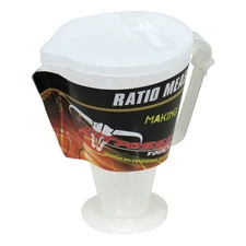 Pit Posse Ratio Measuring Cup with Lid 16:1 - 70:1 Oil Premix Fluid CC OZ RRC1