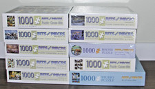 LOT OF 9 BITS  PIECES PUZZLES 1000 PCS. NEW  COMPLETE - WORKED ONCE