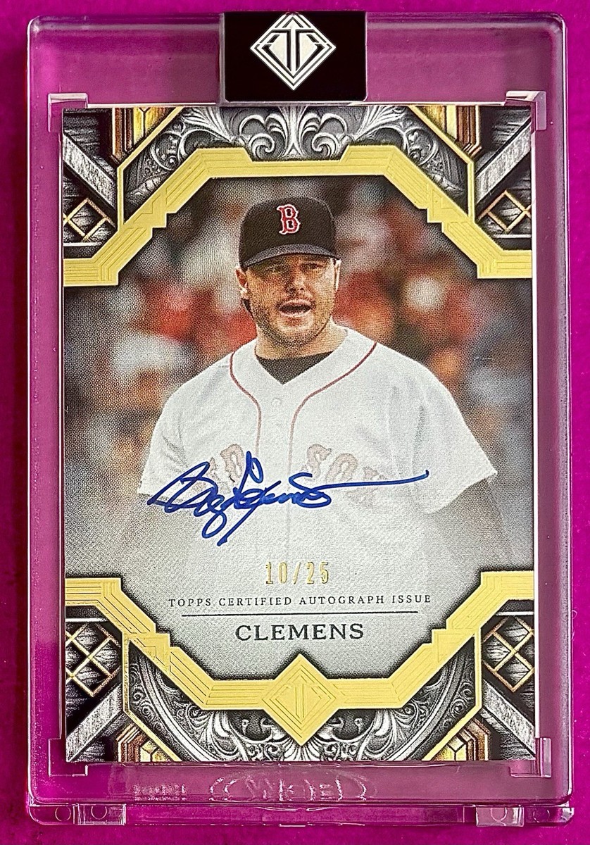 2025 Topps Transcendent Collection Roger Clemens Autograph Auto