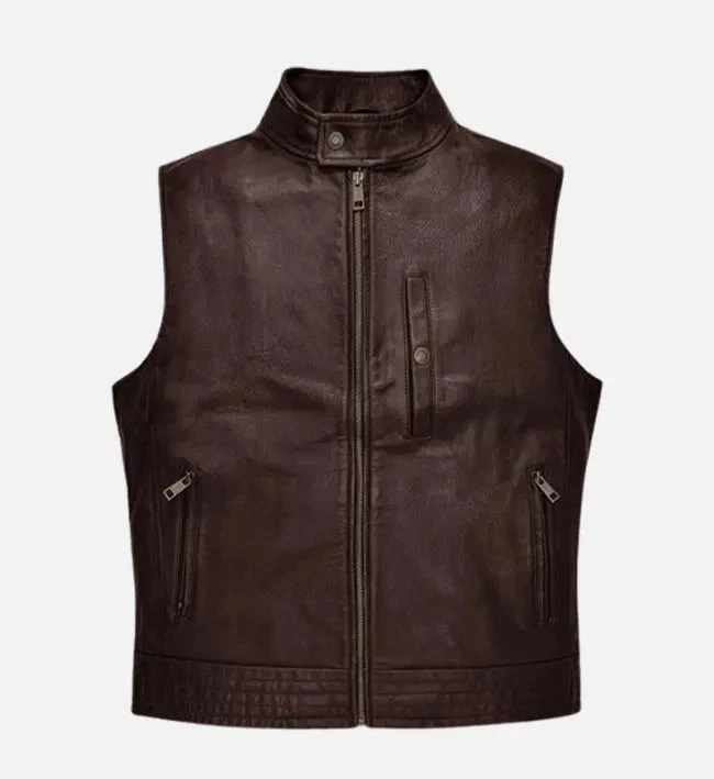 Men's Road Shaper Sheepskin Leather Vest