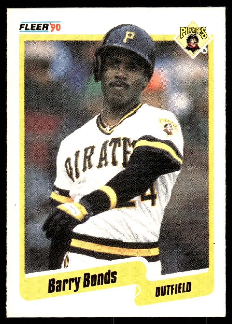 Fleer Barry Bonds 1990 Season Baseball Sports Trading Cards