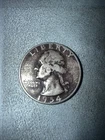 1954 US 25 Cents Washington Quarter 90% Silver - Photos of exact coin