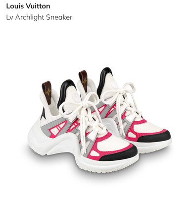 Louis Vuitton Archlight Sneaker Rose Clair Size US 10 European Size 40