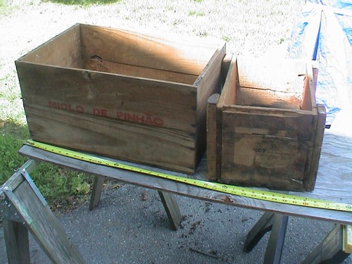 Vintage Rustic wooden Box Shipping Containers Made in USA | eBay