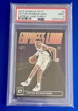 2023 DONRUSS OPTIC VICTOR WEMBANYAMA EXPRESS LANE-PURPLE PSA 9