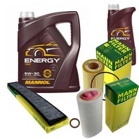 Mann Inspektionspaket 6L Mannol Energy 5W-30 FüR BMW E46 318D 320D 318Td