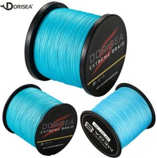 Línea de pesca trenzada azul Dorisea Pro 4/8 hebras 100 m-2000 m Super PE 10 LB-300 LB