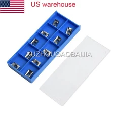 US-10pcs APKT1003PDFR-MA H01 Milling Insert For Aluminum Highlight APKT1003