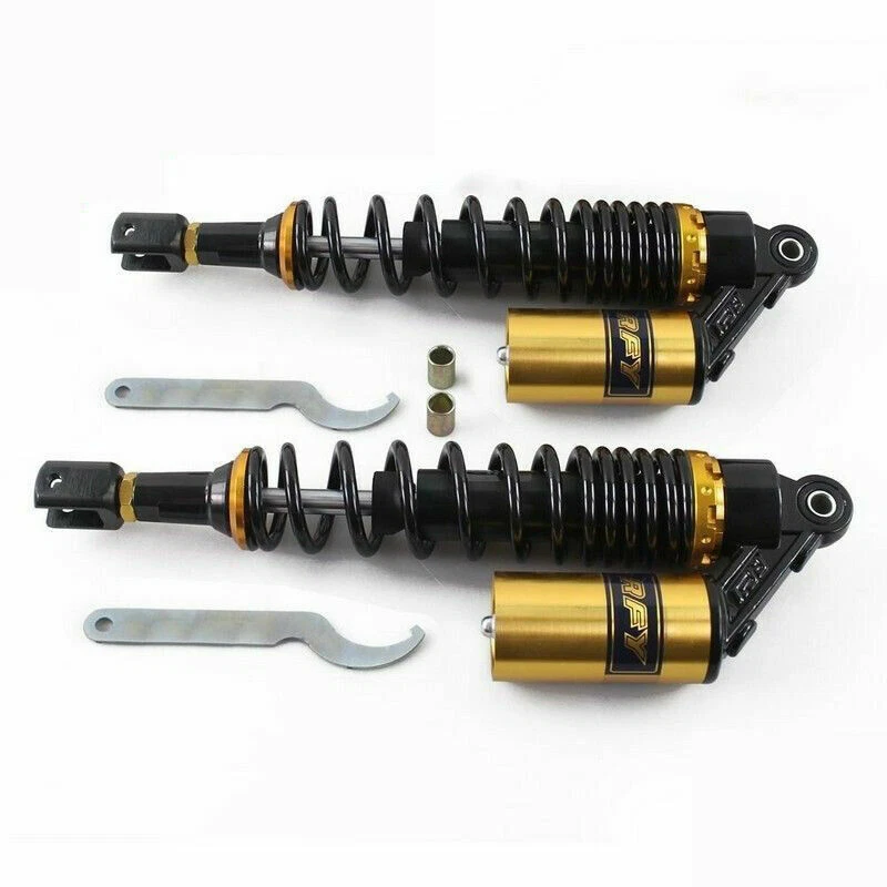 360mm 14'' Universal Motorcycle Rear Shock Absorbers Suspension Fits HONDA 1Pair - Image 2 of 4