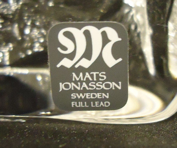 MATS JONASSON SWEDEN FULL LEAD CRYSTAL EAGLE #3384 | eBay