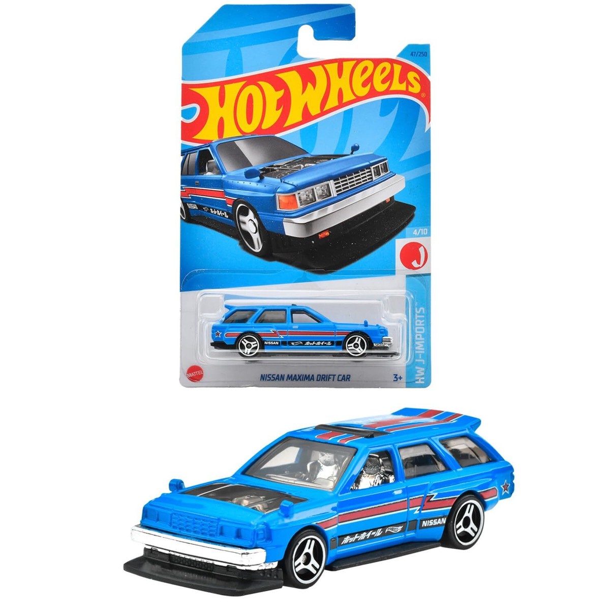 Hot Wheels HNK28 Basic Nissan Maxima Drift Car [3 Years Old and Up