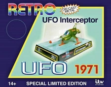 Gerry Anderson UFO INTERCEPTOR Die Cast Model Retro Style 1971 Limited 1000