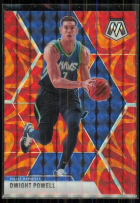 2019-20 Panini Mosaic Dwight Powell Dallas Mavericks #74 Orange