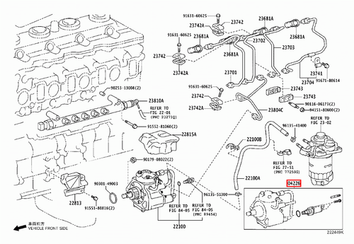 Genuine Hilux Surf KDN215 Prado KDJ121 KDJ120 1KD Suction Control Valve Kit - Picture 15 of 20