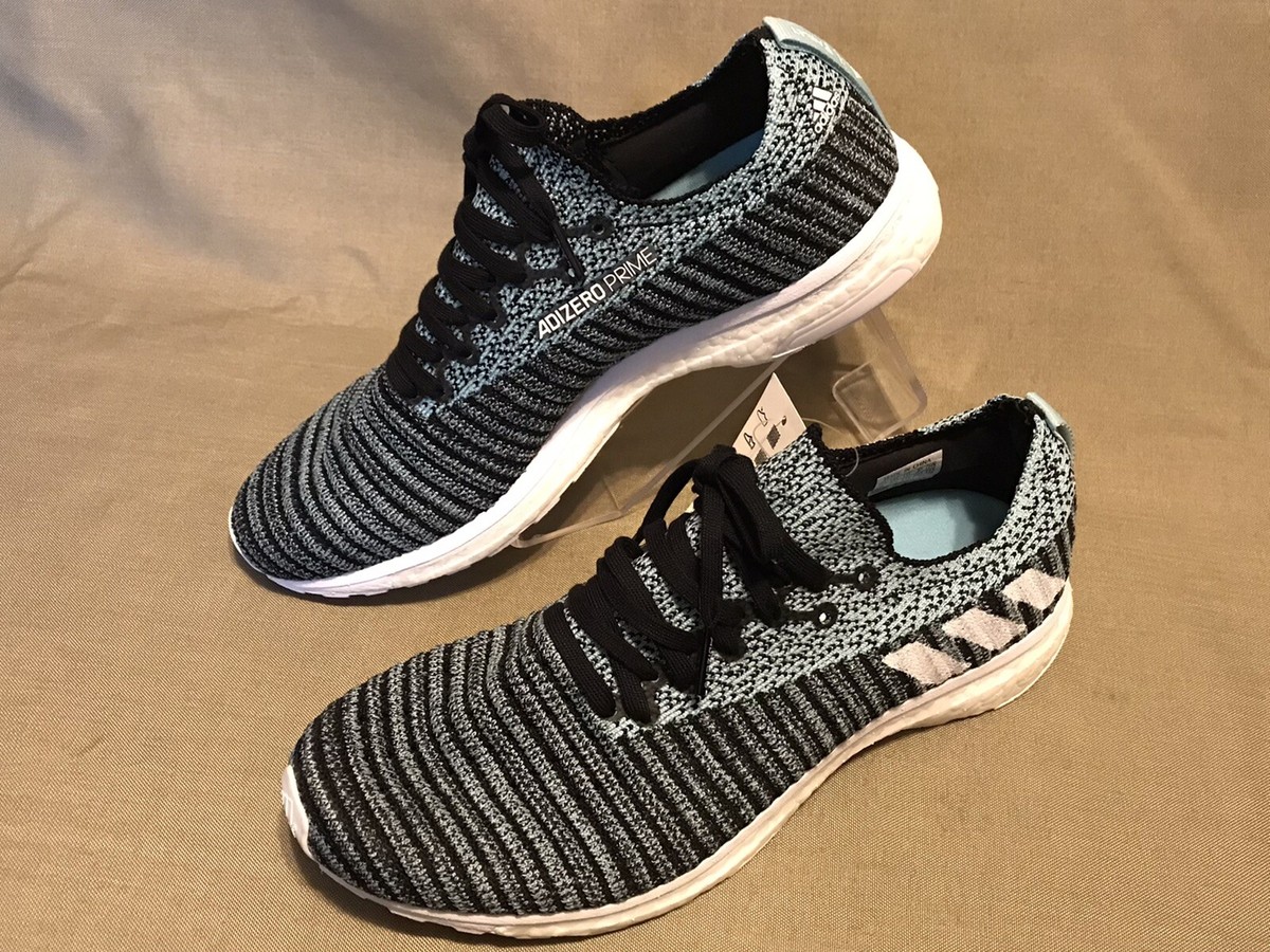 adidas AdiZero Prime LTD Boost Parley D97654 Black Blue White Shoes – 12 adidas Adizero Prime LTD Black Blue Spirit for Sale  main image 3