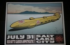Affiche tournée RYAN ADAMS Salt Lake City numérotée /300 2012 lithographie cardinaux