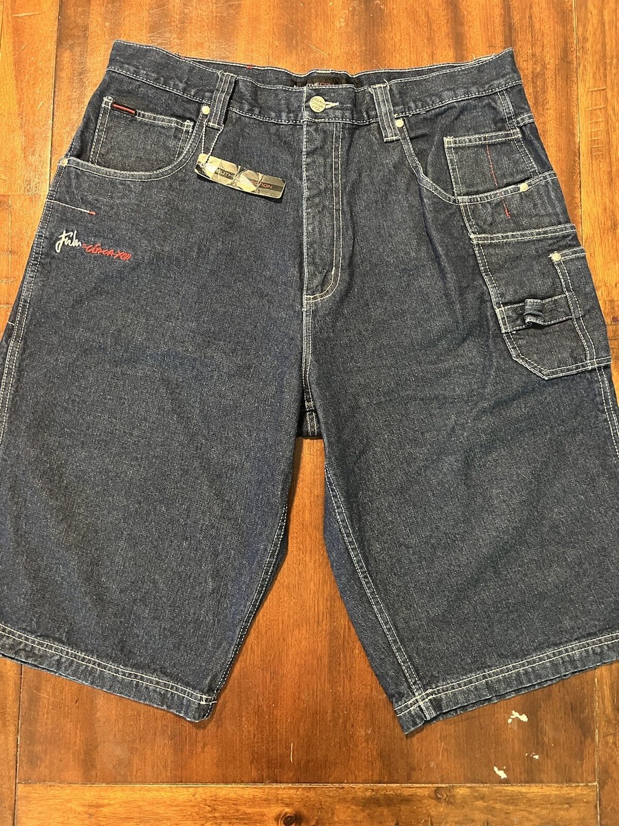 Vtg Fubu The Collection Cinca XC11 Wide Leg Jean Shorts Vtg Fubu The Collection Cinca XC11 Wide Leg Jean Shorts