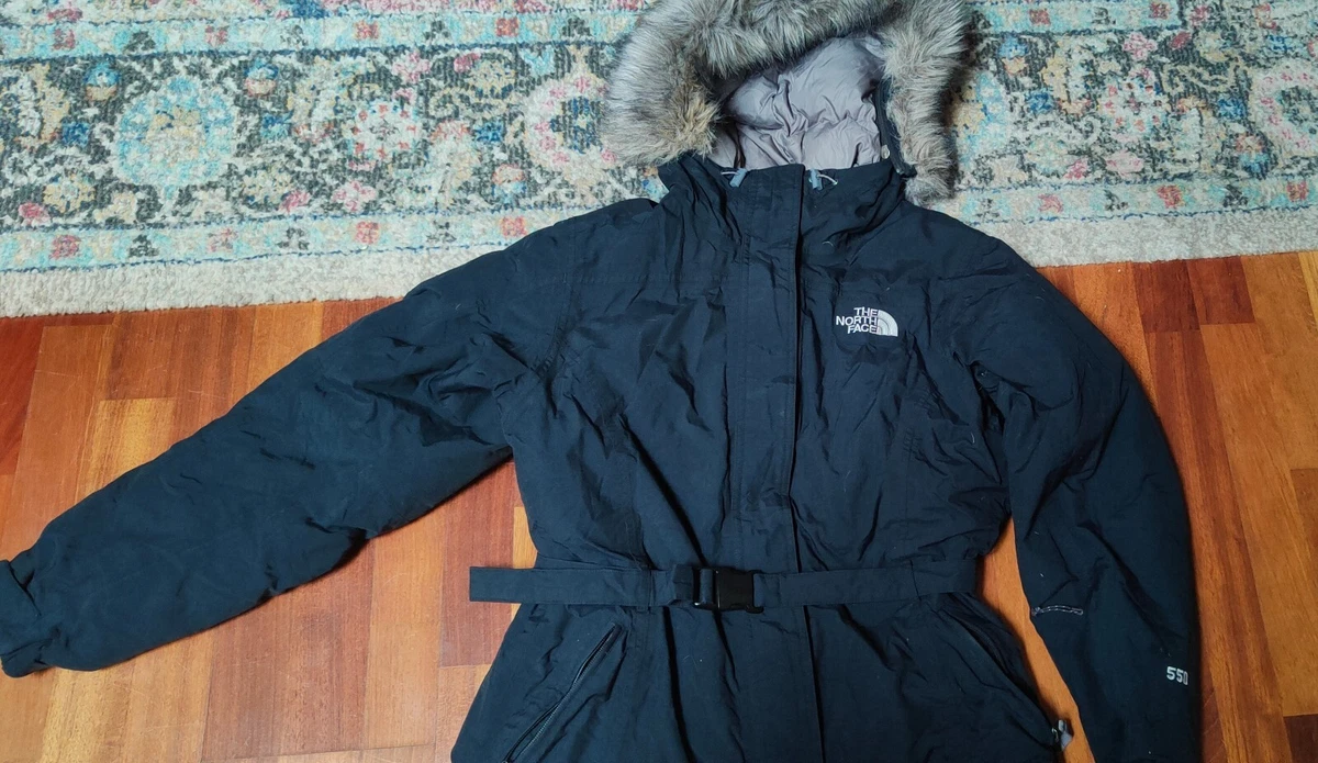 Womens north face puffer jacket with fur best sale hood
