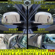 For 2009-15 2016 2017 2018 2019 2020 Dodge Journey Chrome Mirror COVERS Overlays