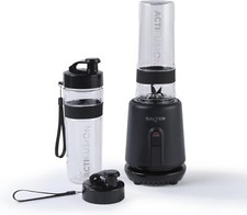Salter Kuro Actifusion Blender Smoothie Protein Shake 2 Sport Bottles EK6133MBLK