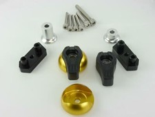 CNC Aluminium Crash Pads Crashpads fit for KawasakiZ800 2013-2016 Gold
