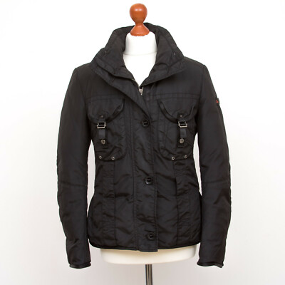 Ladies PEUTEREY black down jacket size IT 44 / D 38 8063