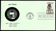 1984 Jim Thorpe FDC Greatest Athlete NY Giants G Alexander Cachet