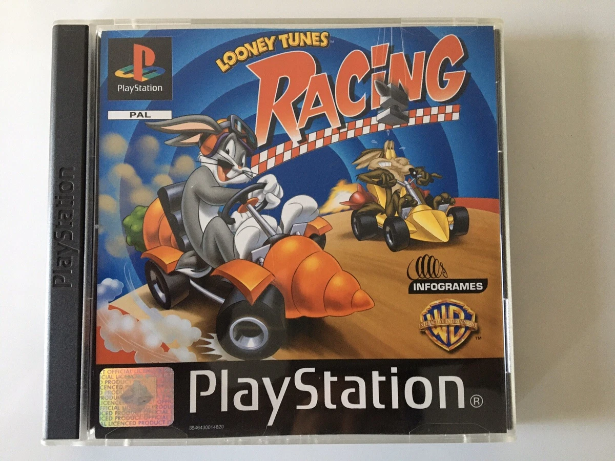 PS1 LOONEY TUNES RACING Rare Complete. eBay