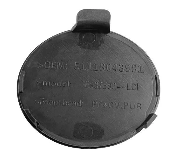 For BMW E92 E93 M3 Front Bumper Grille Tow Hook Eye Cover 51118043981 Foto 3 de 4