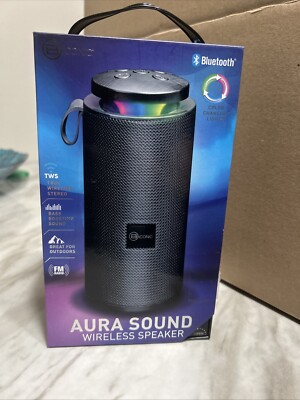 Biconic Bluetooth Aura sound Wireless speaker Color Changing Base Boost